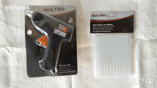 Пистолен за топло лепене 10W - BOLTER Glue Gun + пълнители