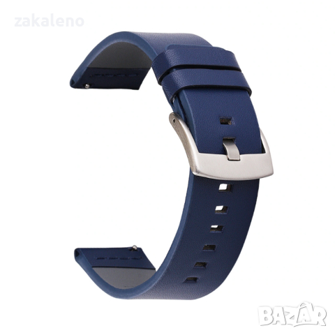 GL03 Кожена каишка за Apple Huawei Samsung Galaxy Watch Xiaomi Garmin, снимка 3 - Резервни части за телефони - 53196450