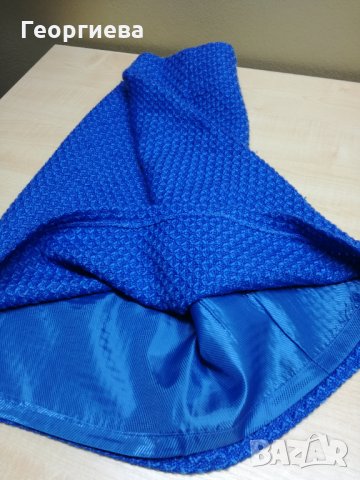 Синя зимна пола , снимка 2 - Поли - 30760123