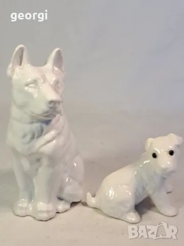порцеланови фигурки кучета териер и немска овчарка 22/3, снимка 5 - Колекции - 49187794
