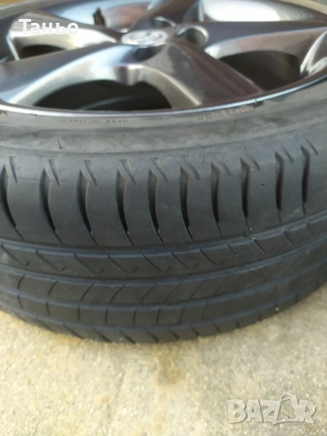 Лети джанти 17" 5х114.3, снимка 7 - Гуми и джанти - 52878090