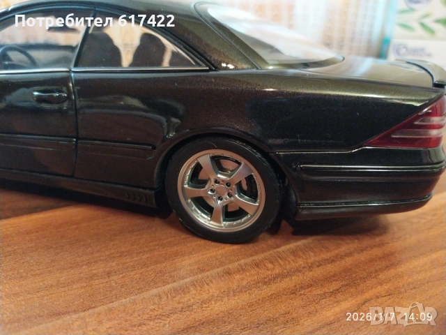 1:18 Метален модел на Mercedes Benz CL 500 Lorinser -Autoart , снимка 15 - Колекции - 53022644