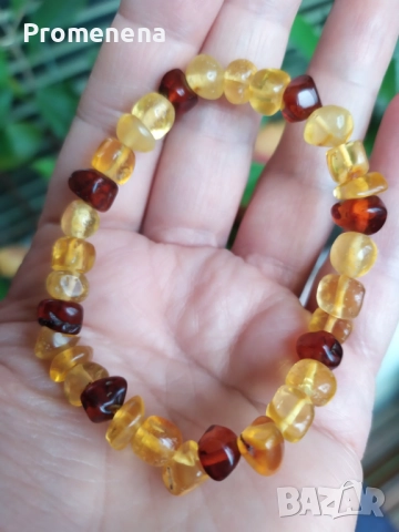 Балтийски кехлибар, снимка 8 - Гривни - 47201757