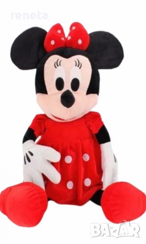 Играчка Minnie and Mickey - Disney, Плюшена, Червена рокля, 30 см, снимка 2 - Плюшени играчки - 37092896