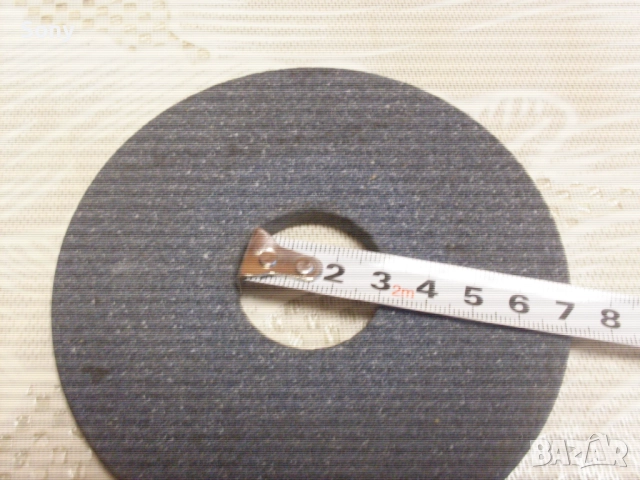 Стар абразивен диск за шмиргел., снимка 4 - Антикварни и старинни предмети - 52681402