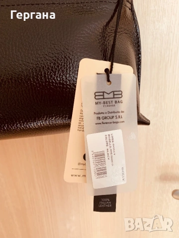Италианска кожена чанта MY-BEST BAG FIRENZE DOLLY – НОВА, Made in Italy, снимка 2 - Чанти - 53379340