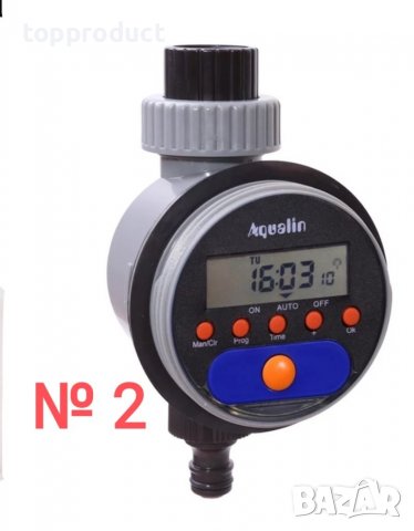 Таймер за поливане, седмичен програматор и за поливане без налягане, бидон, цистерна, самотек, снимка 3 - Градински инструменти - 39339407