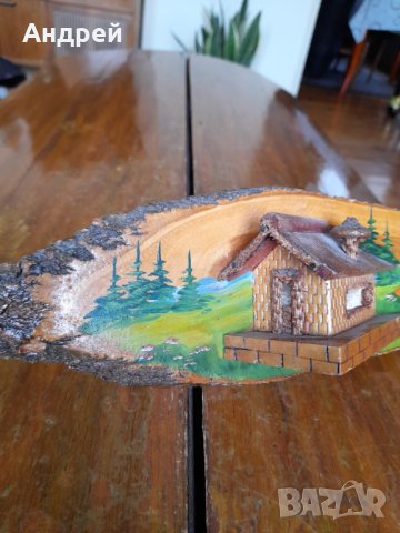 Стара дървена декорация,сувенир #16, снимка 3 - Антикварни и старинни предмети - 40325151