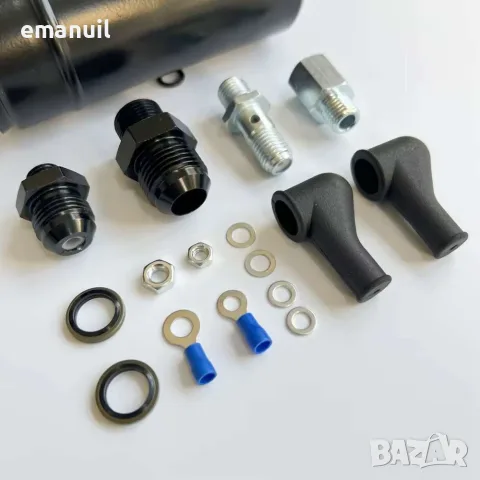 12V 3bar.-038 и 3-5bar.-044 + БАНДЖО + AN8 + AN10 Външна горивоподкачваща горивна подкачваща помпа, снимка 4 - Части - 49776180