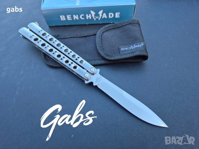 Сгъваем нож тип пеперуда Benchmade Balisong DBM-62,Weehawk, снимка 2 - Ножове - 54351418