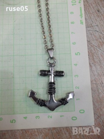 Синджир с котва имитационна бижутерия, снимка 7 - Бижутерийни комплекти - 30303090