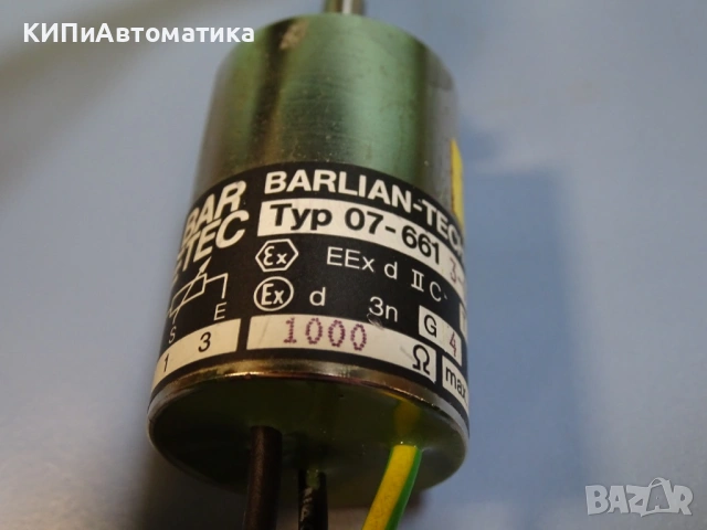 потенциометър BAR TEC 07-661 3-0111 EExd Potentiometer 250V, снимка 3 - Резервни части за машини - 54218744