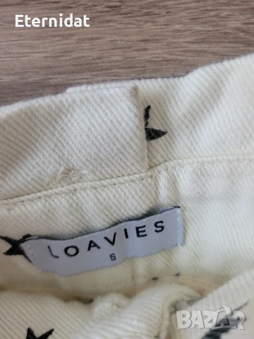 Къси панталони с висока талия на звездички , снимка 4 - Къси панталони и бермуди - 51307932