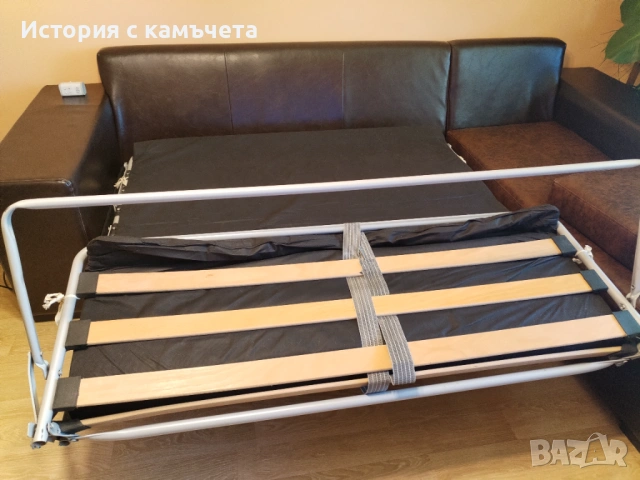 Ъглов диван с лежанка и функция сън от висококачествена еко кожа , снимка 6 - Дивани и мека мебел - 54097990