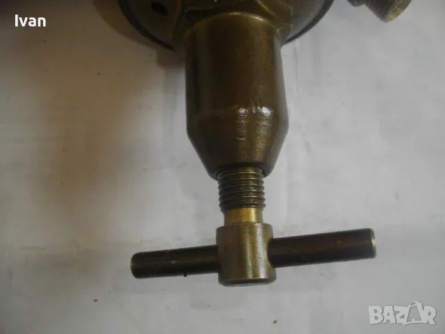 АРГОНОВ РЕДУЦИР ВЕНТИЛ ЗА ГАЗ АРГОН ПРОФЕСИОНАЛЕН DERLIKON МАСИВЕН 0-315 bar 0-25NL/min, снимка 7 - Други инструменти - 48090143