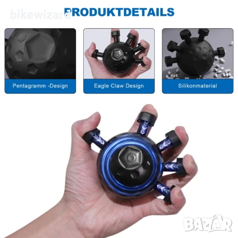 Силов тренажор с регулируем захват за пръсти за изграждане на мускули НОВО, снимка 4 - Спортна екипировка - 53158093