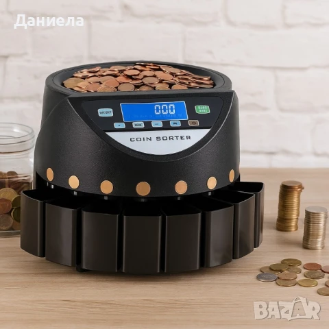 Електрическа броячна машина за монети и в евро – бързо и точно сортиране по номинал, снимка 8 - Други машини и части - 51201208
