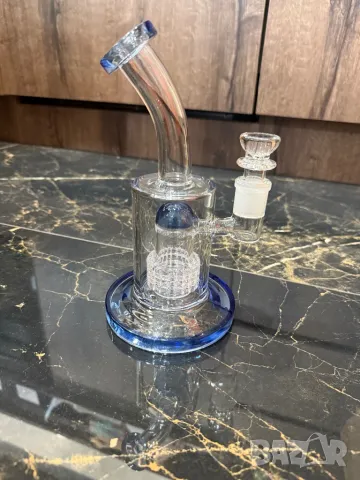 Стъклен барабанен бонг / Blaze Glass