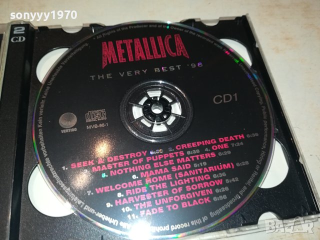 METALLICA CD X2бр 0311231007, снимка 6 - CD дискове - 42833566