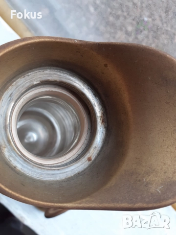 Стар бронзов декантер кана термос, снимка 4 - Антикварни и старинни предмети - 51510671