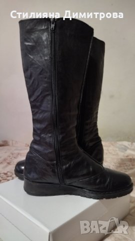 Ботуши 36 номер естествена кожа (23 см), снимка 6 - Дамски ботуши - 39030953