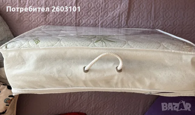 Бебешки матрак с Алое Вера, 60х120, снимка 2 - Детски матраци - 56412095