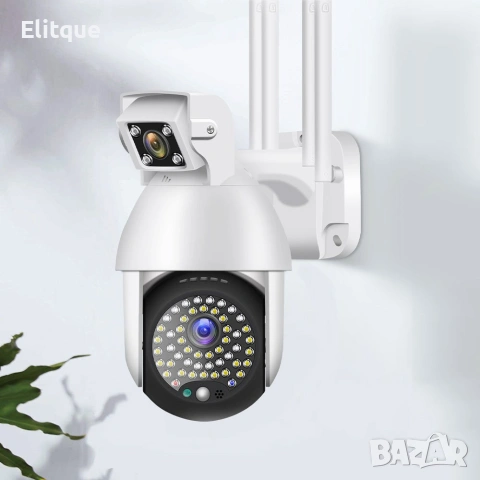 C-P11-50 Куполна Камера с 2 обектива 50 LЕD - 4 антени, снимка 2 - Друга електроника - 53127664