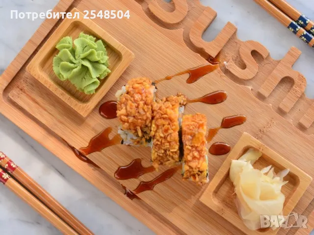 Плато за суши 7 части, снимка 2 - Прибори за хранене, готвене и сервиране - 48153886