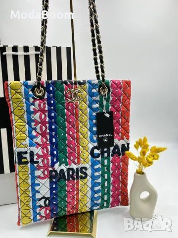 Ch🅰️nel дамски чанти Раници цветове , снимка 3 - Чанти - 48523819