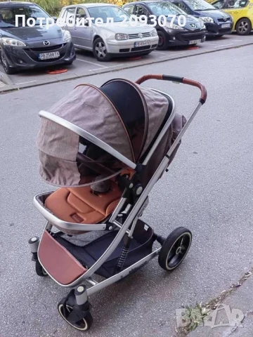 Количка Kikka boo Divaina 2 в 1 + чанта + поставка за шише, снимка 9 - Детски колички - 50971659