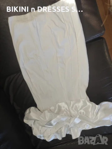 Официална бяла рокля с воали луксозна вечерна Avin Alessa Cliche , снимка 12 - Рокли - 26291727