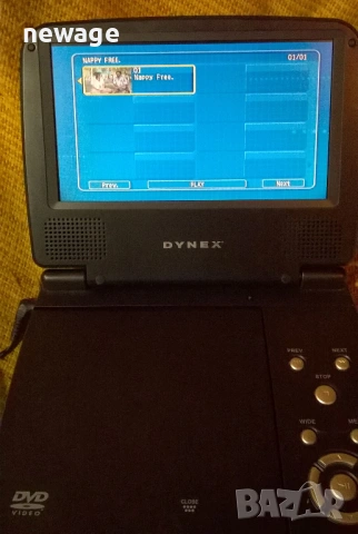 Преносим DVD плейър Dynex DX-BPDVD7 – 7 инча (Идеален за пътуване), снимка 2 - Други - 54003688