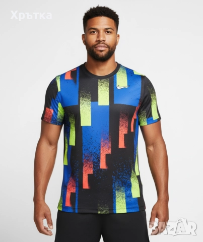 Nike Tennis Court Dry - Оригинална мъжка спортна тениска р-р XL, снимка 3 - Тениски - 52425111