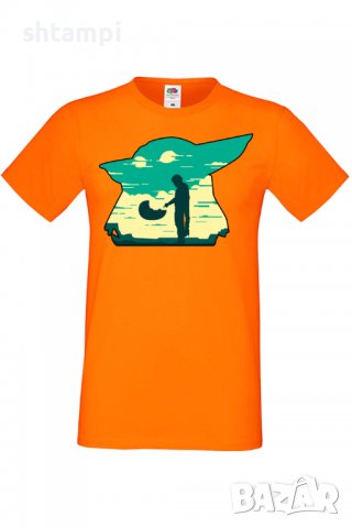 Мъжка тениска Star Wars mandalorian baby yoda 1,Междузвездни войни,Филм,Изненада,Подарък,Повод,, снимка 12 - Тениски - 37718105