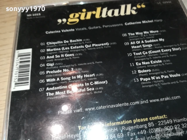 GIRL TALK CD 3007251129, снимка 12 - CD дискове - 51188599