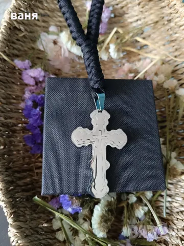 Плетен мъжки гердан, снимка 3 - Колиета, медальони, синджири - 50163750