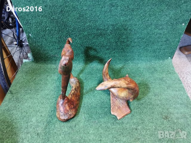 Дървени статуетки, ръчна изработка, снимка 4 - Статуетки - 40011261
