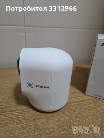 COCOCAM 2K Wireless Rechargeable Security Camera (модел ZY-C7), която се отличава с компактен бял , снимка 3 - IP камери - 56265508