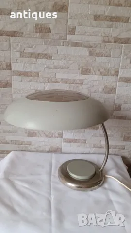 Стара настолна лампа - BAUHAUS - VEB Leuchtenbau - 1960"г. - №3 - Антика, снимка 2 - Антикварни и старинни предмети - 49670316