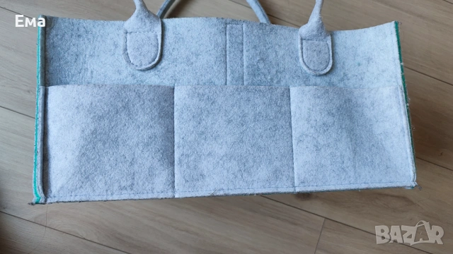 Филц кошница/органайзер за памперси, бебешки аксесоари, снимка 3 - Други - 54036009