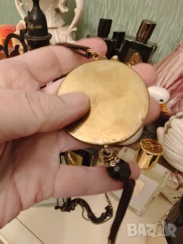 toledo damascene огърлица злато сребро ,шпинел, снимка 4 - Колиета, медальони, синджири - 49743875