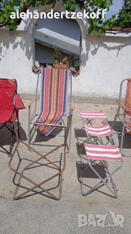 Сгъваеми столове здрави и за ремонт, снимка 3 - Столове - 37076694