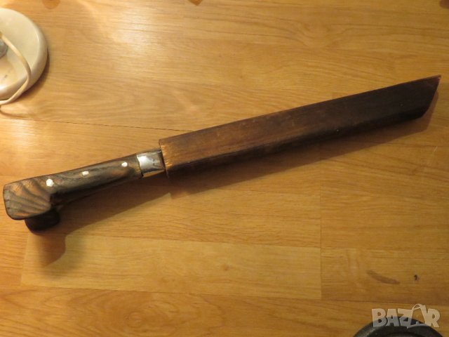 Старинен възрожденски  нож, каракулак  с дървена кания - солидна красота от стомана и дърво за теб ц, снимка 4 - Антикварни и старинни предмети - 38465216