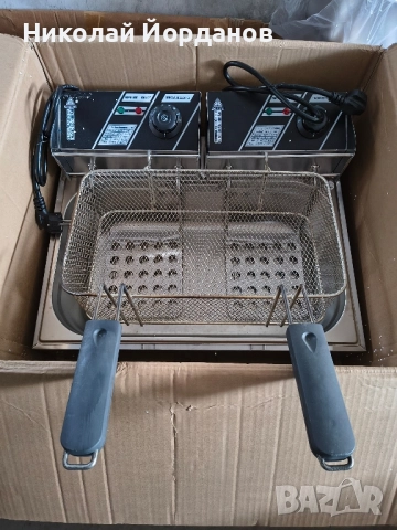 Фритюрник професионален 10-12литра НОВ, снимка 3 - Обзавеждане за заведение - 18217272