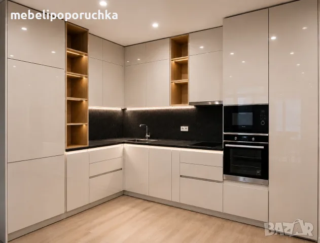 Кухни по поръчка в София – производство и монтаж, Мебели Ломбардо , снимка 7 - Кухни - 56201737