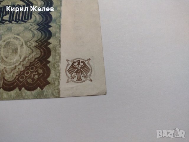 Райх банкнота - Германия - 5000 марки / 1922 година - 17968, снимка 7 - Нумизматика и бонистика - 31019791