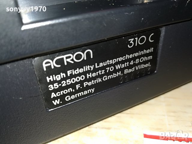 ACRON 310C ALUMINIUM-MADE IN WEST GERMANY L1506221213, снимка 16 - Тонколони - 37092927