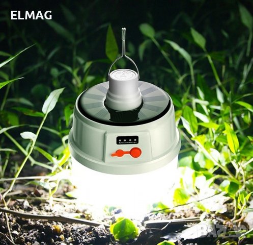 СОЛАРНА ТУРИСТИЧЕСКА ЛАМПА С КУКА SOLAR LED LAMP 2025, снимка 3 - Къмпинг осветление - 37572196