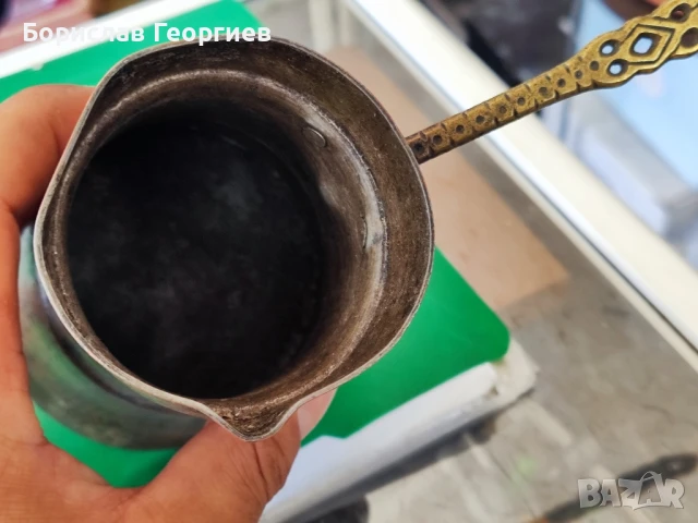 Медно джезве два броя, снимка 6 - Антикварни и старинни предмети - 51102244