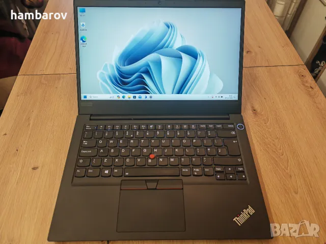 лаптоп Lenovo Thinkpad E14 с 4-ядрен Core i7-10510U 14'' FullHD 256GB SSD 8GB Windows 11, снимка 1 - Лаптопи за работа - 48486825